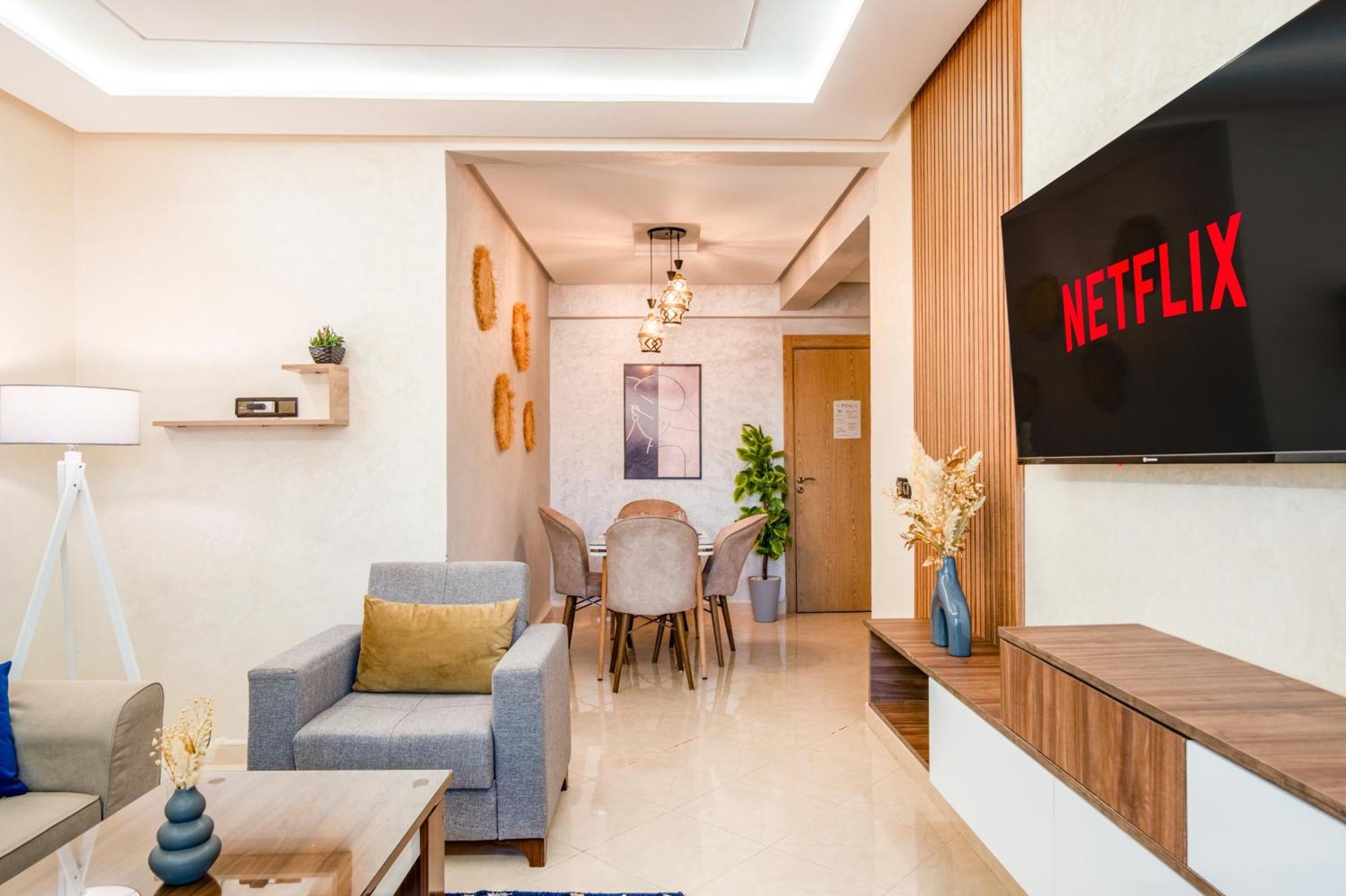 Appartement Cozy With Mountain View In Gueliz, Marrakech Marrakesh